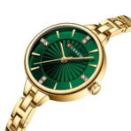 Curren 9097 CH For Women – Gold Green