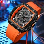 Curren 8442 Watch for Men – Orange