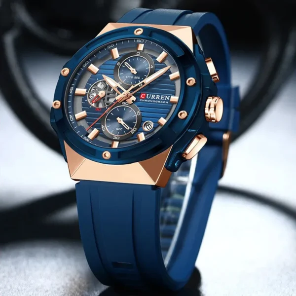 Curren 8462 Watch  For Men – Blue