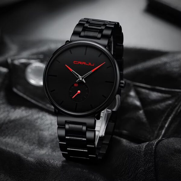 Crrju 2150 Watch For Men – Black Red
