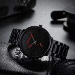 Crrju 2150 Watch For Men – Black Red - Image 2
