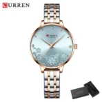 Curren 9068 Watch For Women – Rose Blue