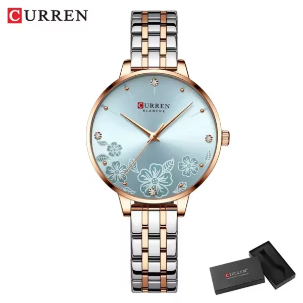 Curren 9068 Watch For Women – Rose Blue