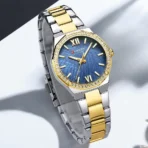 Curren 9103 Watch For Women – Gold Blue