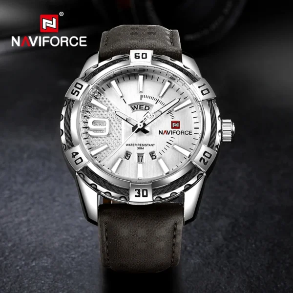 Naviforce 9117 Original Watch For Men – Silver