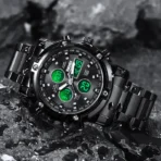 Skmei 1389  Watch  For Men – Full Black - Image 2