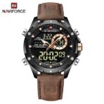 Naviforce 9208 Watch For Men – Black Chocolate
