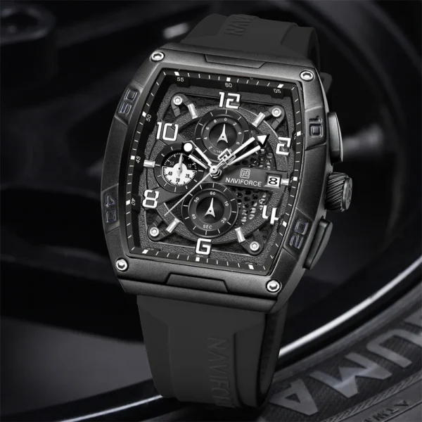 Naviforce 8052  Watch For Men – Black