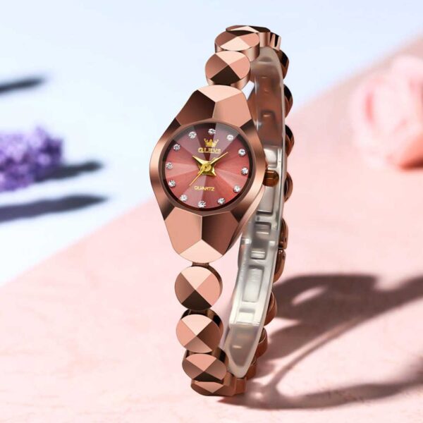 OLEVS 7007  Watch For Women – Coffee Color