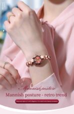 OLEVS 7007  Watch For Women – Coffee Color - Image 2