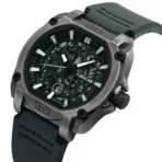 Orginal TUBULAR Black Leather Belt Watch For Men