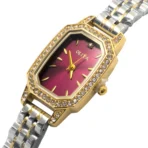 Orginal Oliya 6810 Watch For Woman Watch Golden Silver and Red