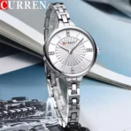 Curren 9097 For Women – Full Silver