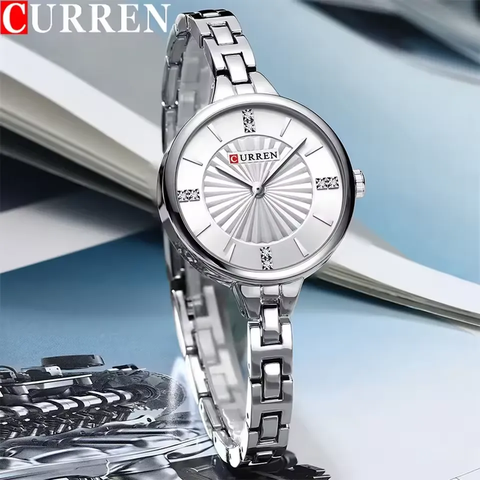 Curren 9097 For Women – Full Silver