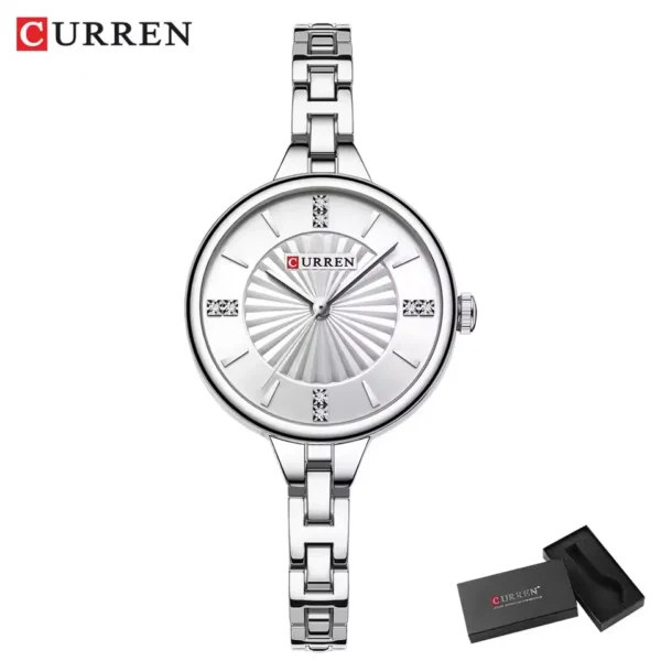 Curren 9097 For Women – Full Silver
