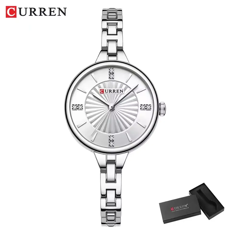 Curren 9097 For Women – Full Silver