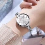 Curren 9097 For Women – Full Silver