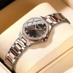 CURREN 9100 Ladies Watch- Silver Gold Black - Image 2