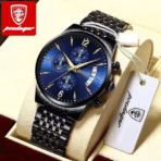 POEDAGHAR 814 Men Original Watch Black-Blue