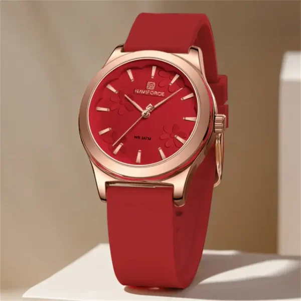 Naviforce 5051 Watch For Women - Red