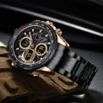 Naviforce 9197 Watch For Men - Black