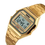 SKMEI 1123 Watch for men-Golden - Image 3