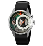 SKMEI 2333 Watch for Men-Black Leather