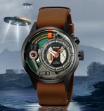 SKMEI 2333 Watch for Men-Brown Leather