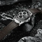 Naviforce 8073 Watch For Men - White Coffee - Image 2