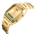 SKMEI 1220 Watch For Men-Gold - Image 2