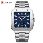 CURREN 8479 Orginal Watch For Men-Silver Blue