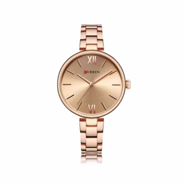 CURREN 9017 Orginal Watch For Women-Rose Gold