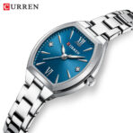 Curren 9112 Orginal Watch For Woman-Silver Blue