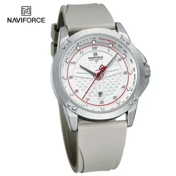 Naviforce 8031 Sports Watch  For Men- Gray