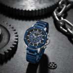 Naviforce 8065 Watch For Men- Full Blue - Image 3