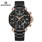 Naviforce 8065 Watch For Men-Black Rose