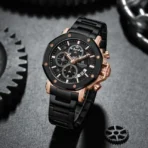 Naviforce 8065 Watch For Men-Black Rose - Image 3