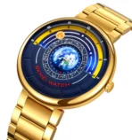 SKMEI 2361 Orginal Watch For Men Starry Sky-Golden
