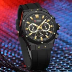 Curren 8464 Orginal Watch  For Men-Black