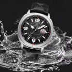 Naviforce 8078 Watch For Men- Silver Black - Image 2